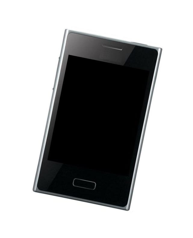 Home Button Outer for LG Optimus L3 E400 White - Plastic Key
