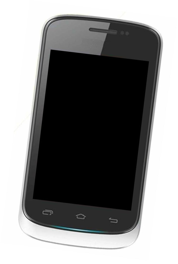 LCD Frame Middle Chassis for Celkon C7040 - White & Black