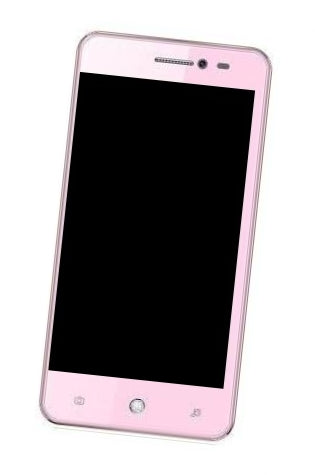 LCD Frame Middle Chassis for Intex Aqua Glam - Golden