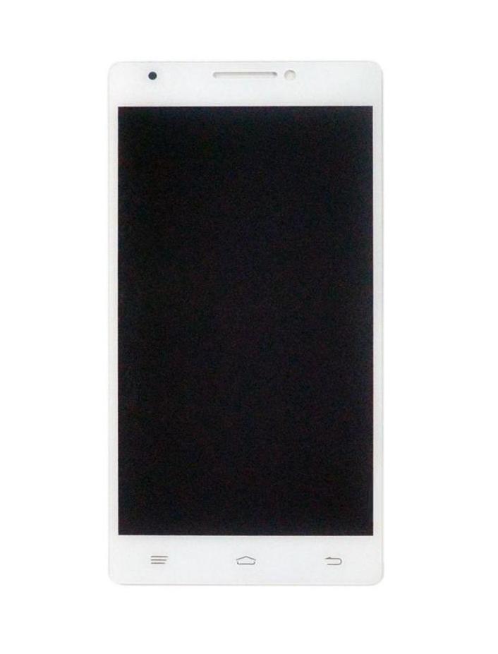 LCD Frame Middle Chassis for Intex Aqua Power II - Champagne