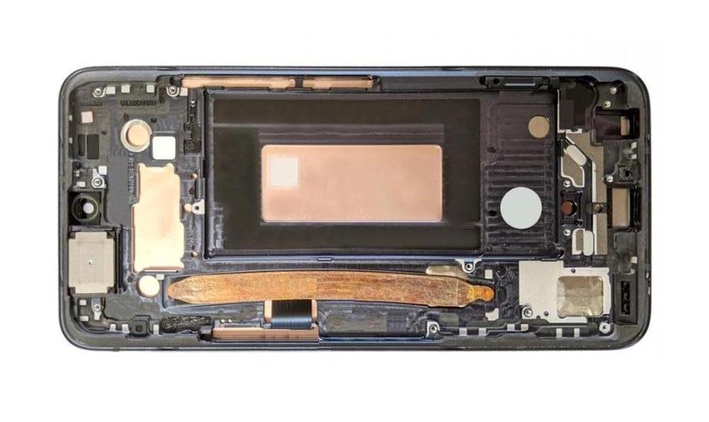 LCD Frame Middle Chassis for LG V50S ThinQ 5G