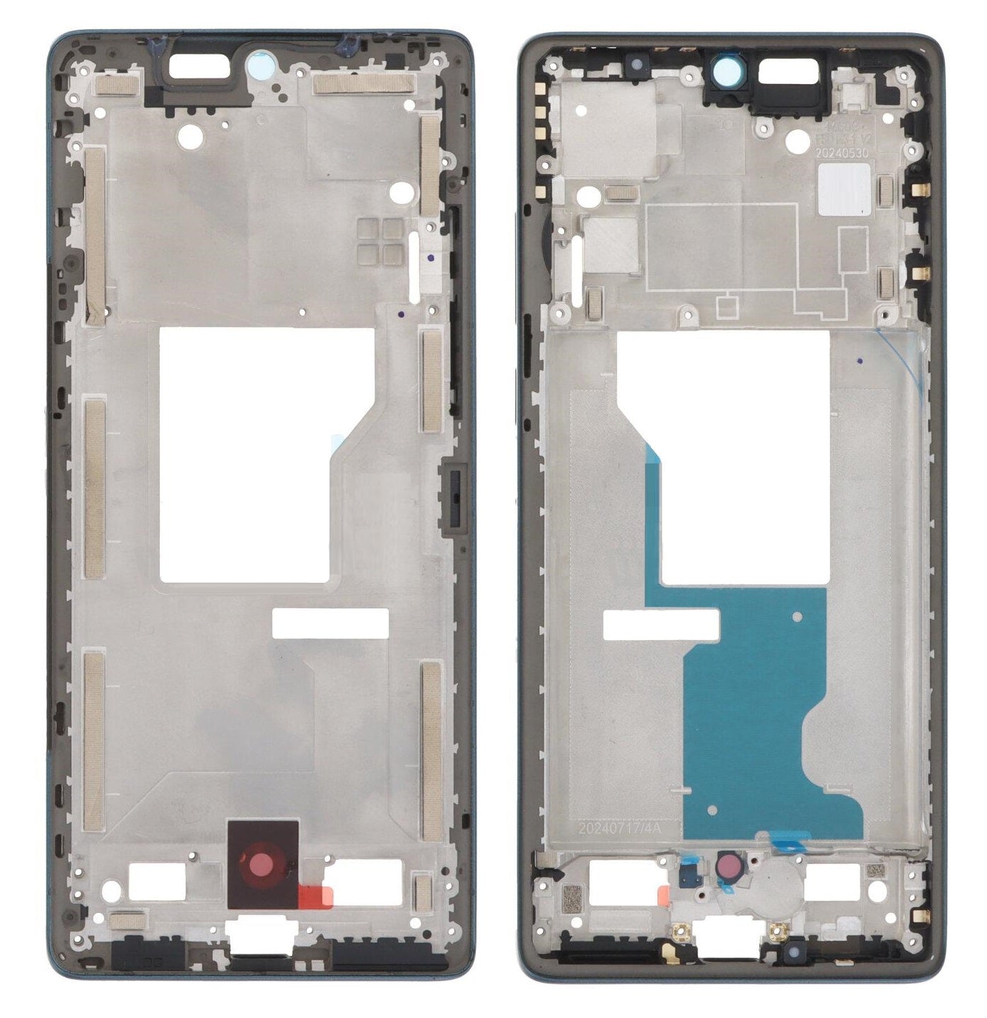 LCD Frame Middle Chassis for Motorola Edge 50 Fusion - Light Blue