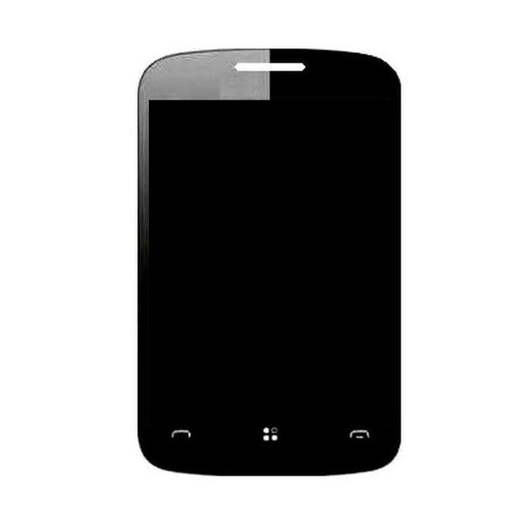 LCD with Touch Screen for Karbonn KT83 Silver Touch (display glass combo folder)