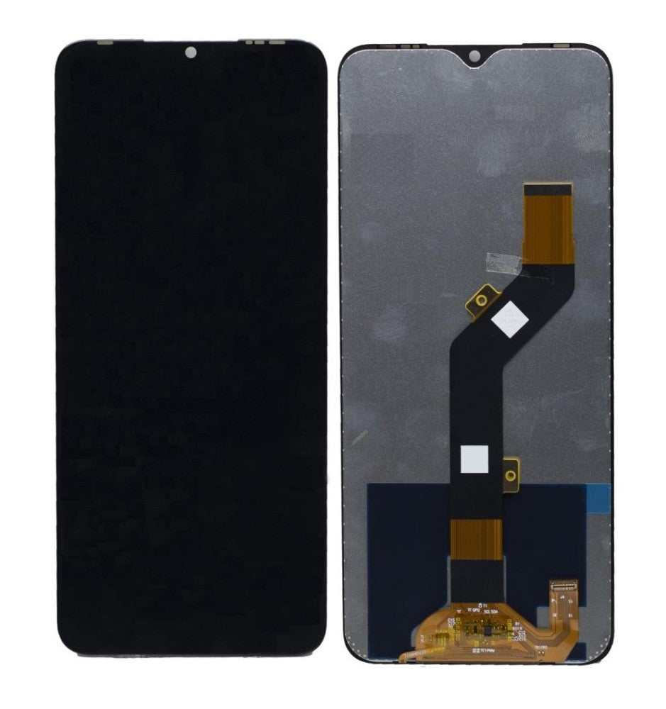 LCD with Touch Screen for Infinix Smart 4 Plus (display glass combo folder)