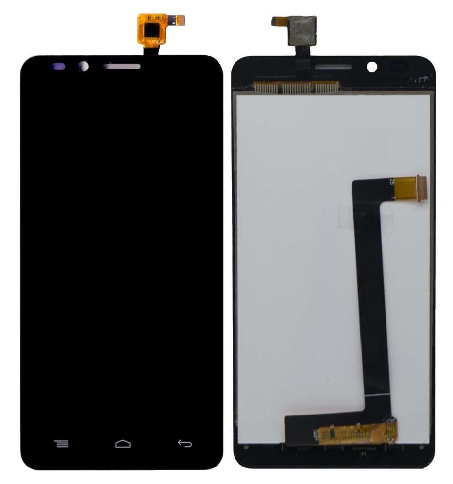 LCD with Touch Screen for Intex Aqua Craze II (display glass combo folder)