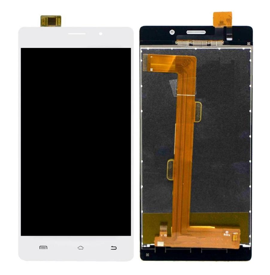 LCD with Touch Screen for Intex Aqua Lions 3G (display glass combo folder)