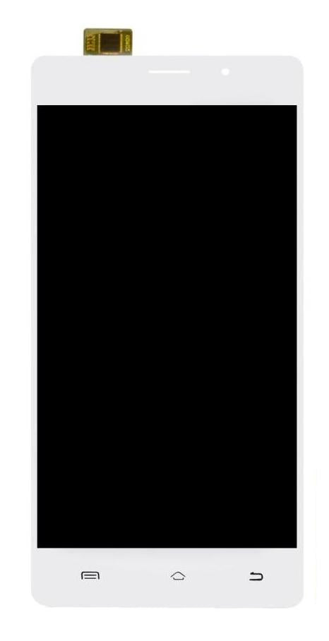 LCD with Touch Screen for Intex Aqua Lions 3G (display glass combo folder)