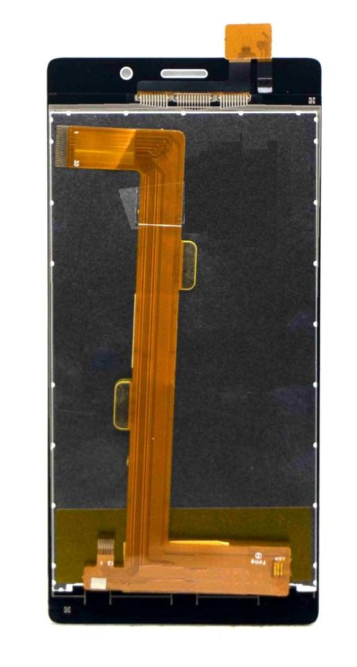 LCD with Touch Screen for Intex Aqua Lions 3G (display glass combo folder)