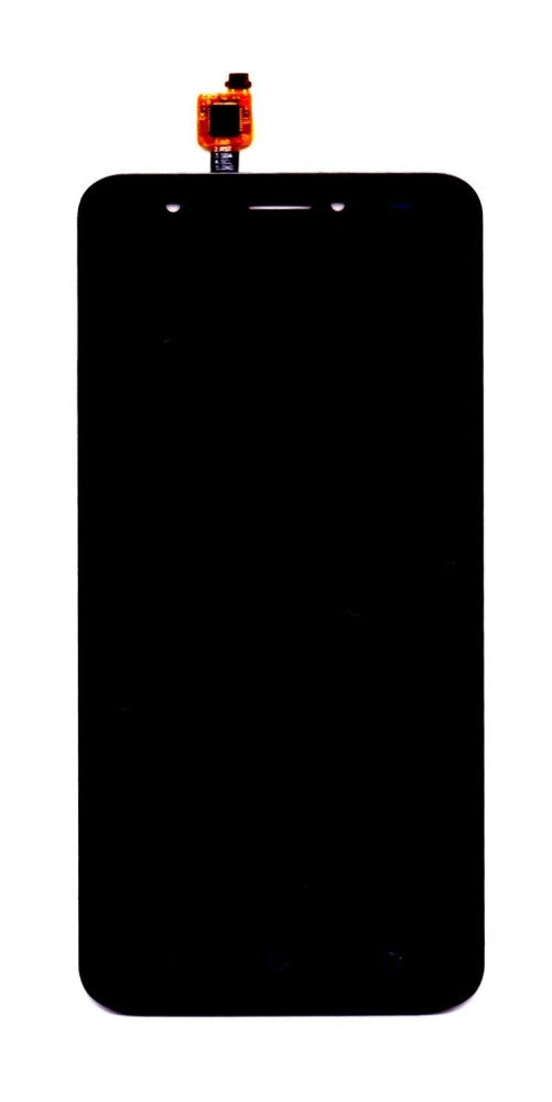 LCD with Touch Screen for Intex Aqua Lions T1 - Champagne (display glass combo folder)