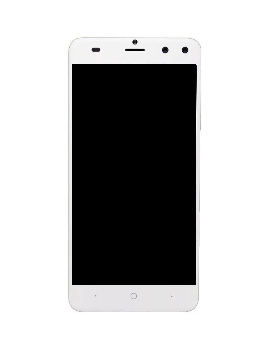 LCD with Touch Screen for Intex Aqua Lions T1 Plus - Champagne (display glass combo folder)