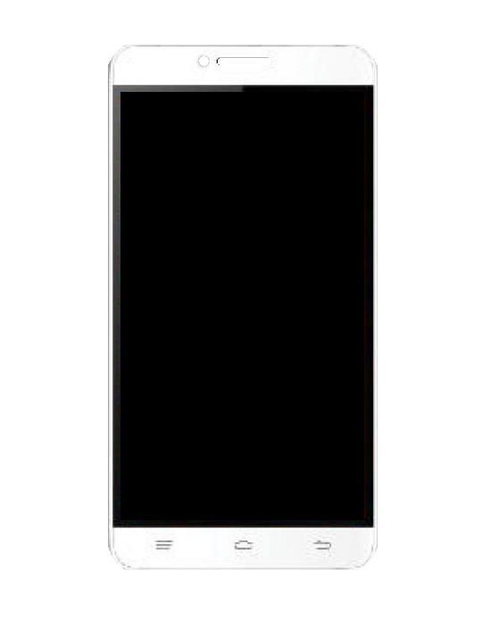 LCD with Touch Screen for Intex Aqua Sense 5.1 (display glass combo folder)