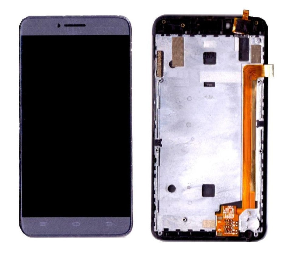 LCD with Touch Screen for Intex Aqua Sense 5.1 (display glass combo folder)