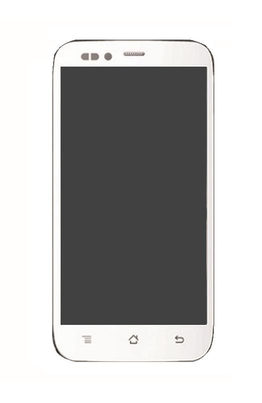 LCD with Touch Screen for Karbonn Kochadaiiyaan The Legend S5i (display glass combo folder)