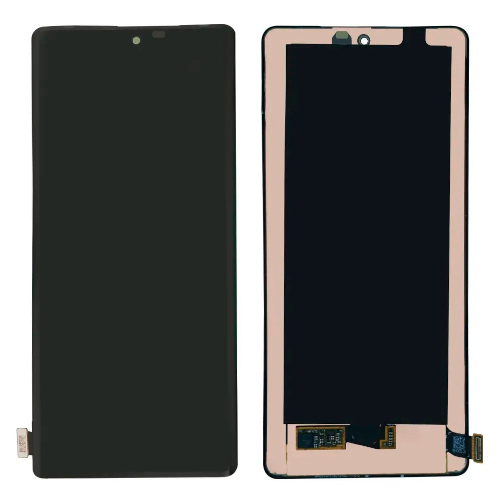 LCD with Touch Screen for Lava Agni 2 5G (display glass combo folder)