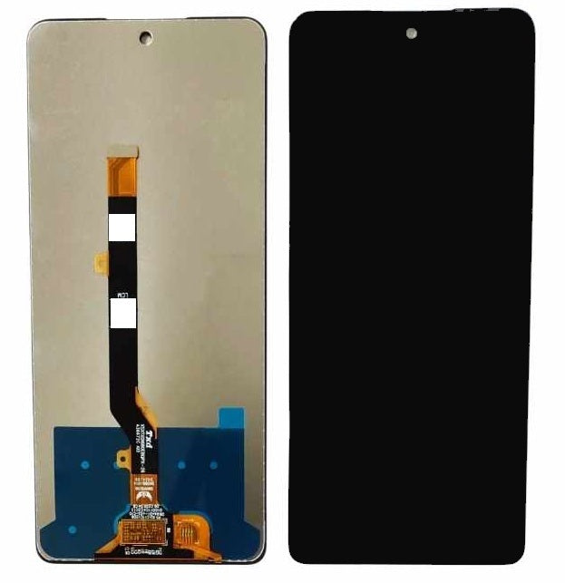 LCD with Touch Screen for Lava Blaze Pro 5G (display glass combo folder)