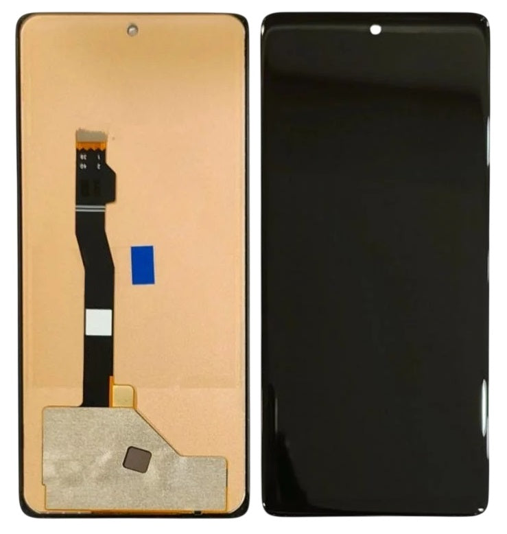 LCD with Touch Screen for Lava Bold 5G (display glass combo folder)