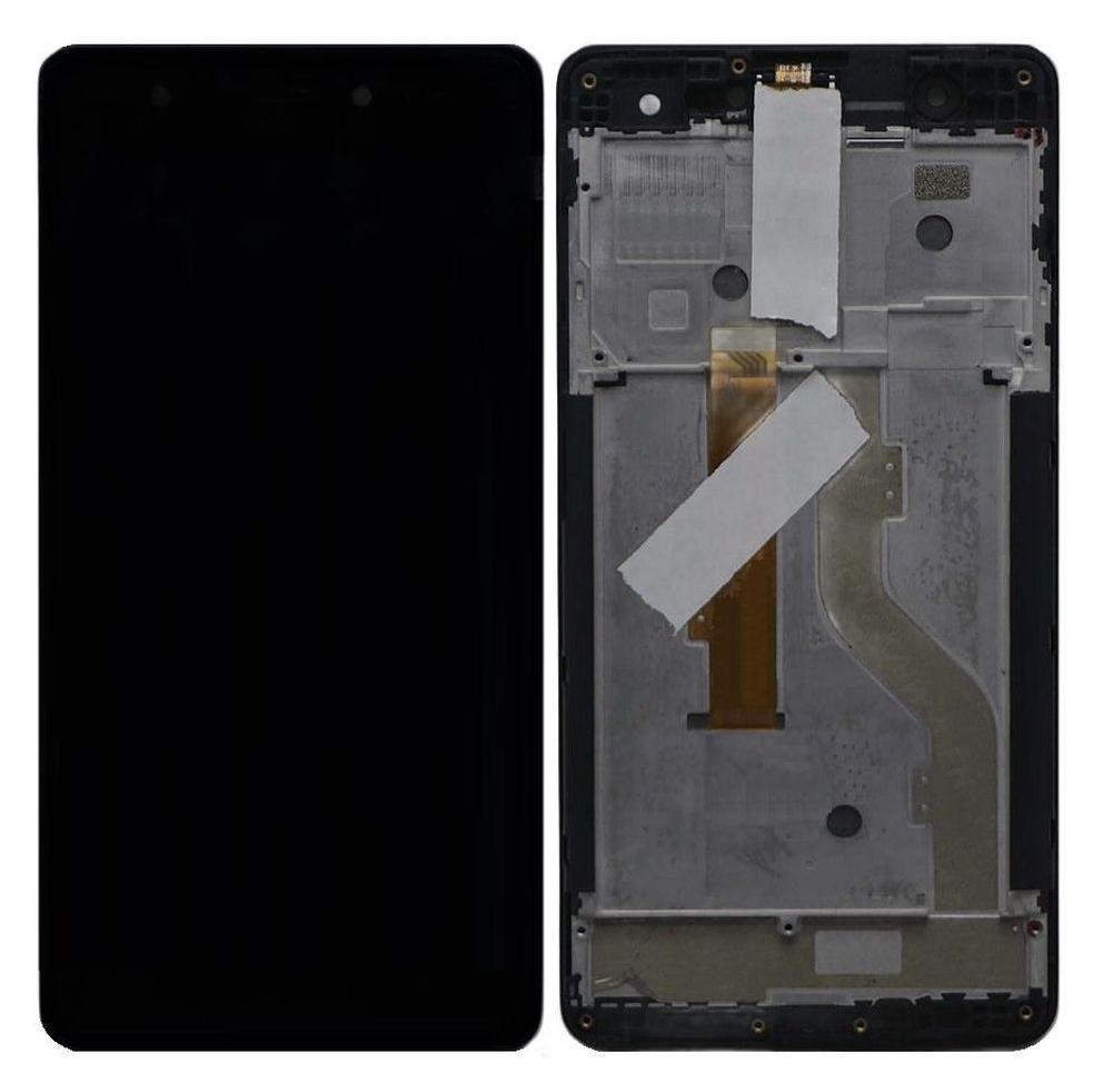 LCD with Touch Screen for Lava Z1 (display glass combo folder)