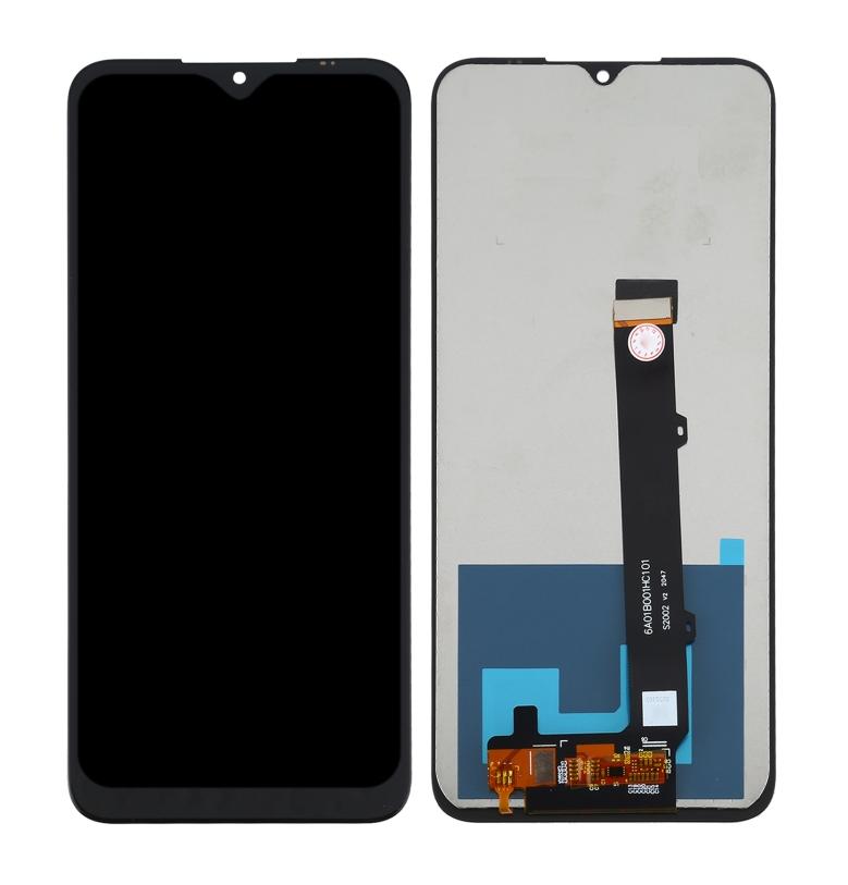 LCD with Touch Screen for LG K41S - Titanium (display glass combo folder)