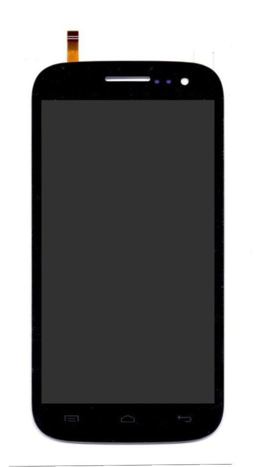 LCD with Touch Screen for Micromax A116 Canvas HD (display glass combo folder)