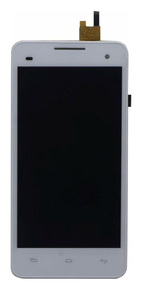 LCD with Touch Screen for Micromax Canvas HD Plus A190 (display glass combo folder)