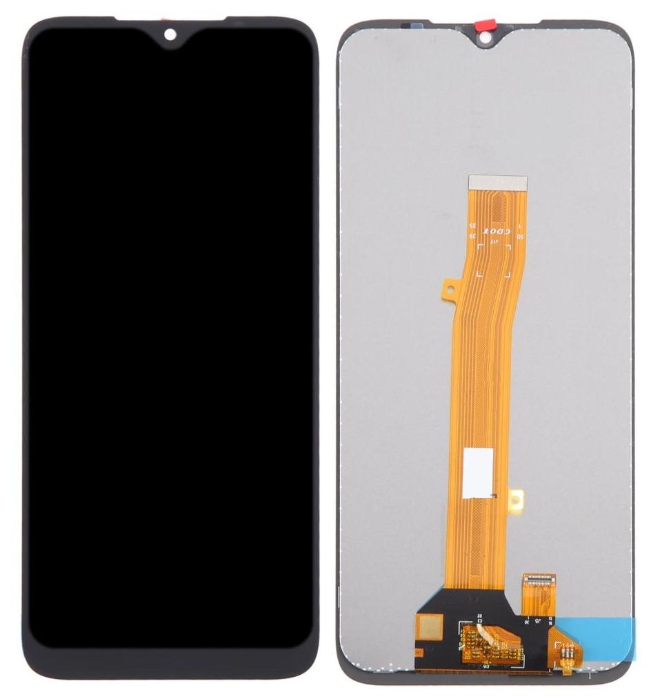LCD with Touch Screen for Nokia C12 - Cyan (display glass combo folder)