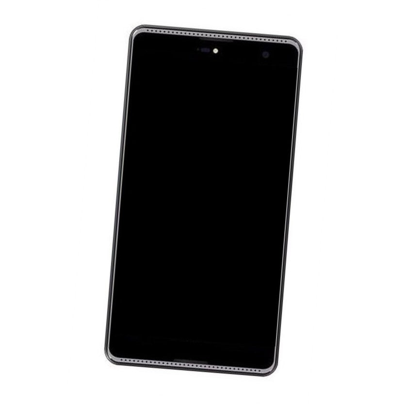 Camera Lens Glass with Frame for BLU Grand 5.5 HD Black