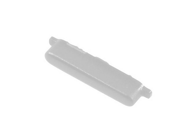 Power Button Outer for LG V50S ThinQ 5G White - Plastic On Off Switch
