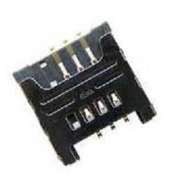 Sim connector for Karbonn A108