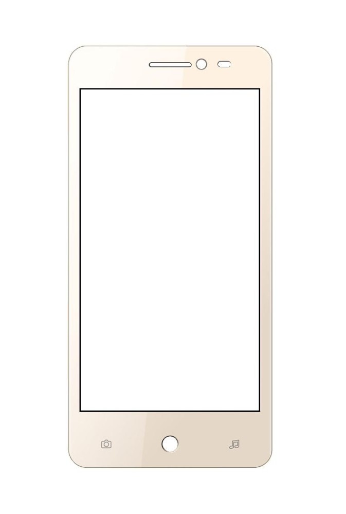Touch Screen Digitizer for Intex Aqua Glam - Golden
