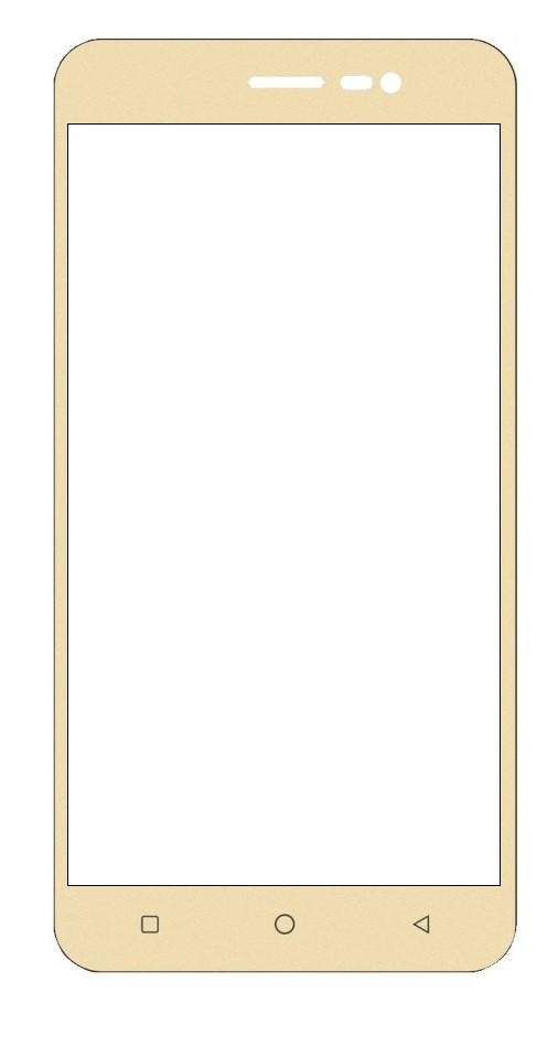 Touch Screen Digitizer for Intex Aqua S1 - Champagne
