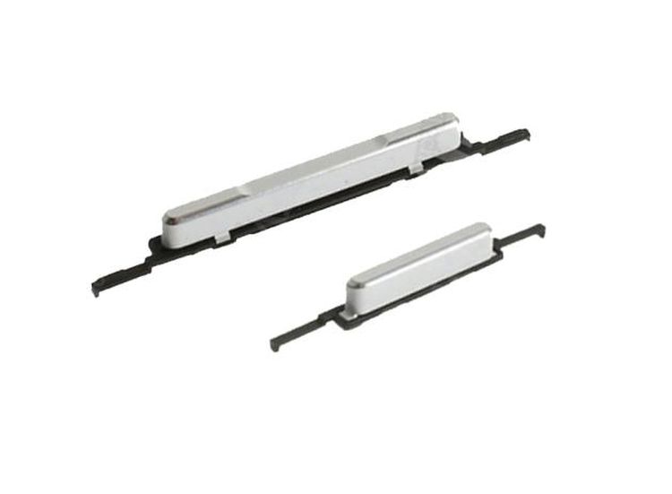 Volume Side Button Outer for Celkon A60 White - Plastic Key