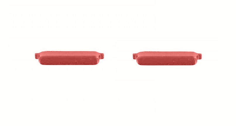 Volume Side Button Outer for HTC U12 Plus Red - Plastic Key