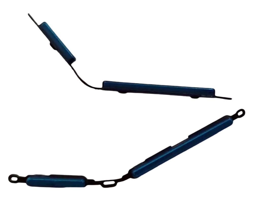 Volume Side Button Outer for Huawei Y7 2019 Blue - Plastic Key