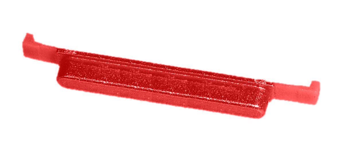 Volume Side Button Outer for Lava Z1 Red - Plastic Key