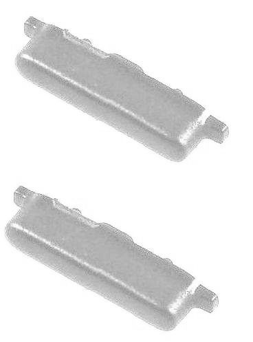 Volume Side Button Outer for Lenovo Idea Tab Plus White - Plastic Key