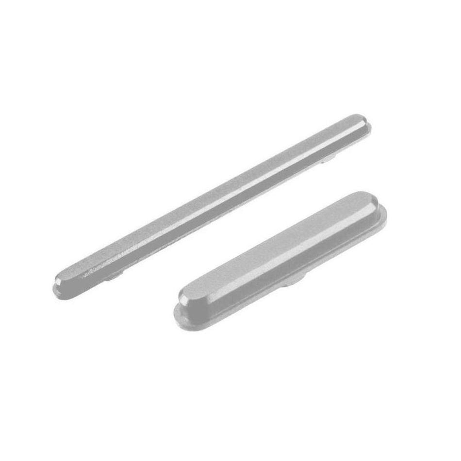 Volume Side Button Outer for LG Optimus G Pro E980 White - Plastic Key