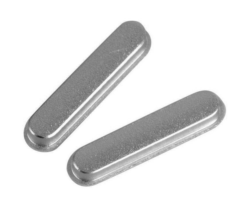 Volume Side Button Outer for LG Q51 White - Plastic Key