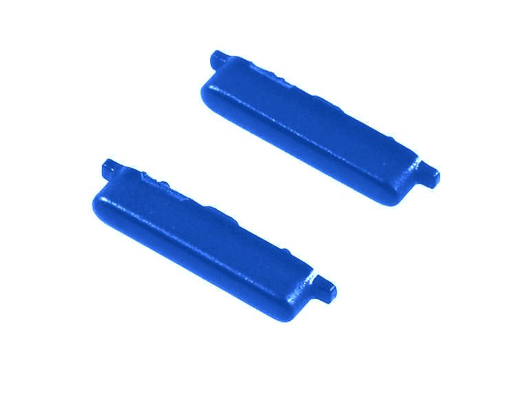 Volume Side Button Outer for LG Q92 5G Blue - Plastic Key