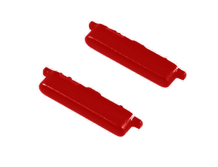 Volume Side Button Outer for LG Q92 5G Red - Plastic Key