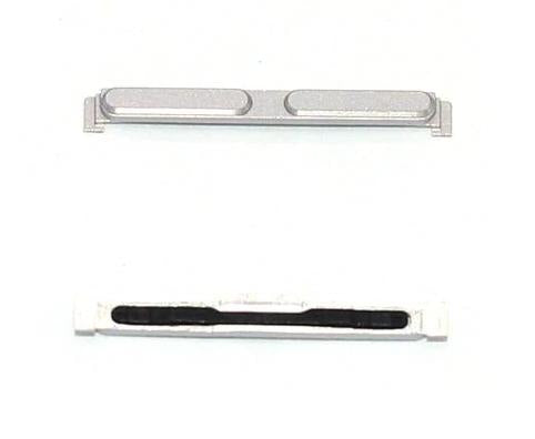 Volume Side Button Outer for LG V20 H990DS Silver - Plastic Key