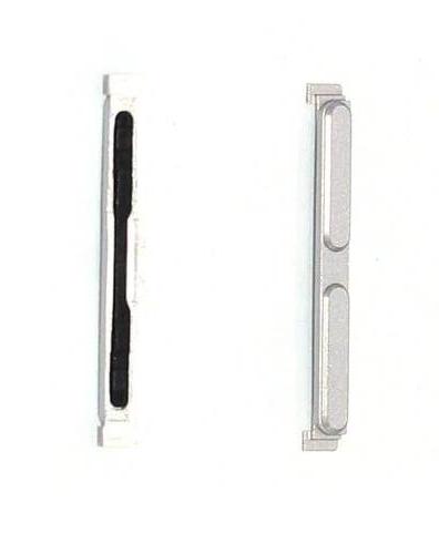 Volume Side Button Outer for LG V20 H990DS Silver - Plastic Key