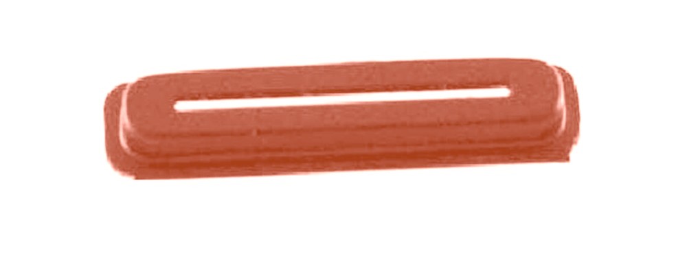 Volume Side Button Outer for Nokia E7 Orange - Plastic Key