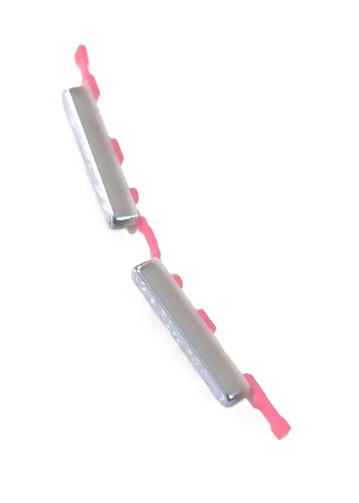 Volume Side Button Outer for Oppo F19 Pro Plus 5G Silver - Plastic Key