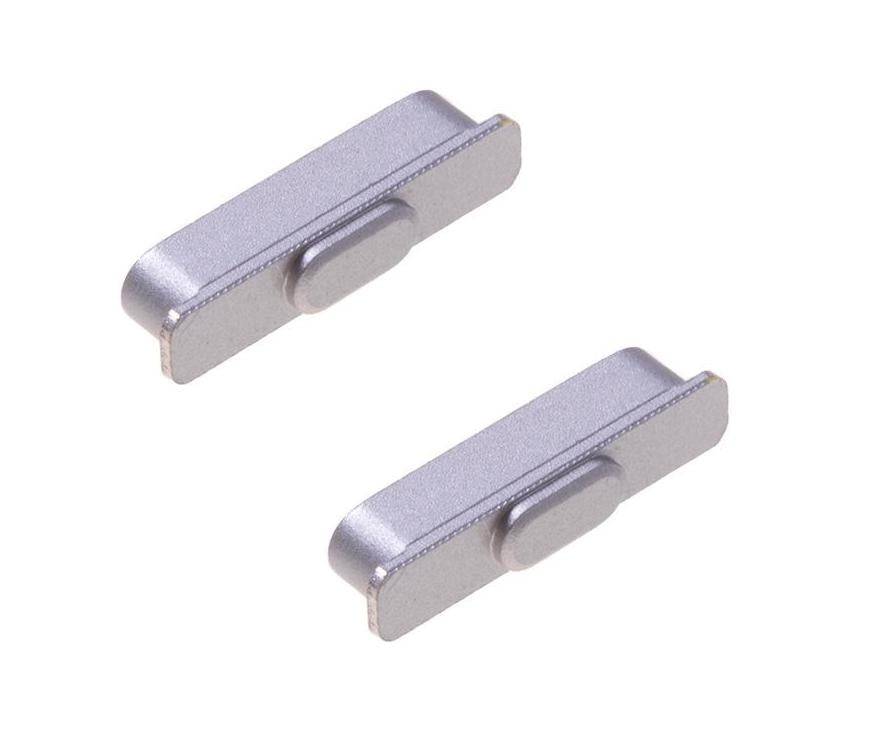 Volume Side Button Outer for Oppo F19 Pro Silver - Plastic Key