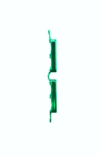 Volume Side Button Outer for Realme 5 Pro Green - Plastic Key