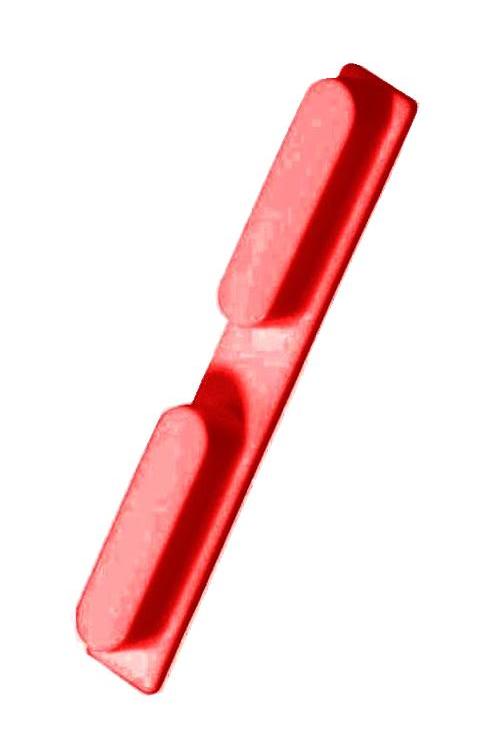 Volume Side Button Outer for Realme X2 Pro Red - Plastic Key
