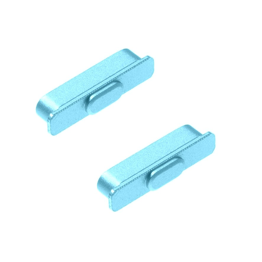 Volume Side Button Outer for Tecno Spark 7 Blue - Plastic Key